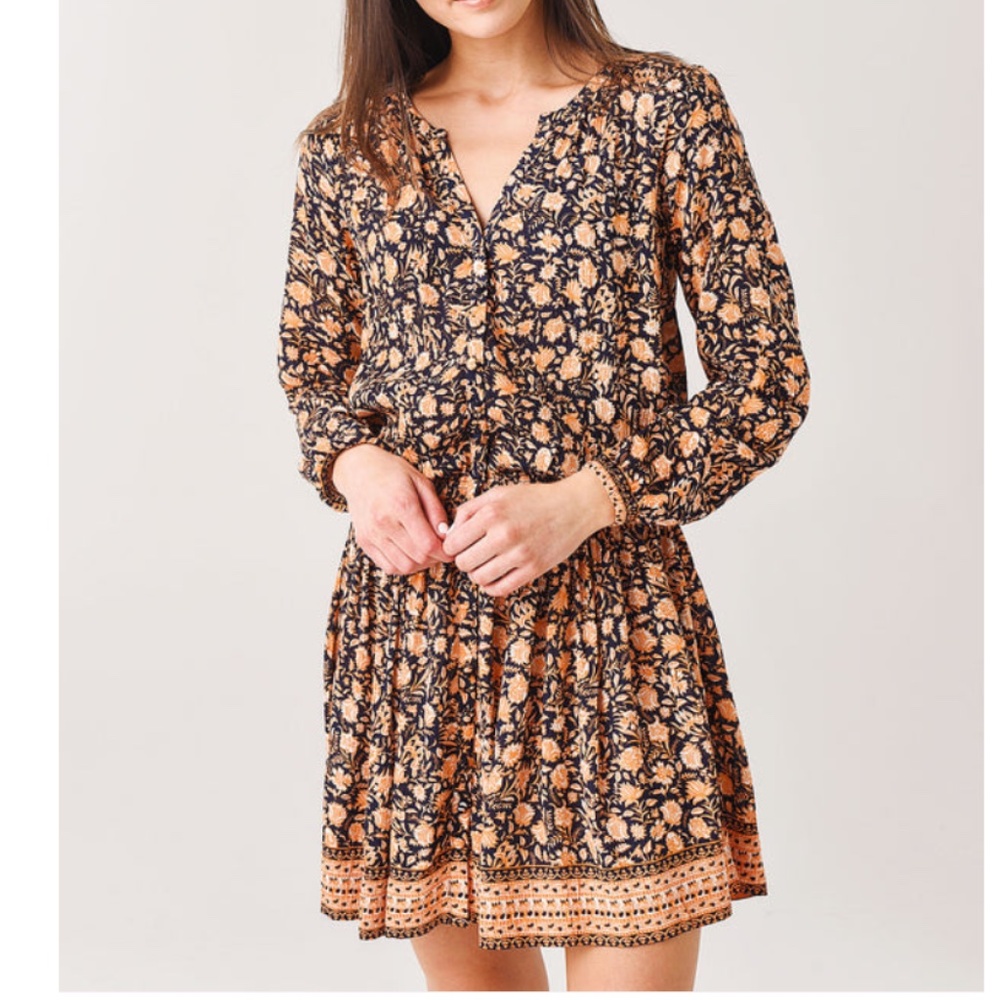 Faherty Women's Reva Floral Mini Dress XS
